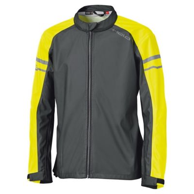 Nepromokavá bunda Held RAINSTRETCH černá/fluo žlutá, pánská